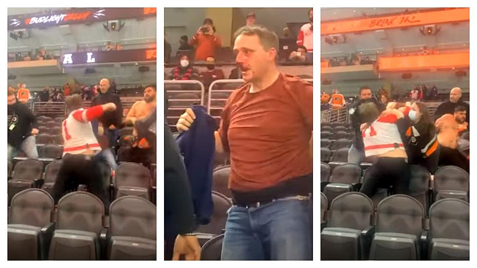 Viral Video – Detroit Red Wings Fan Fight With Philadelphia Flyers Fan