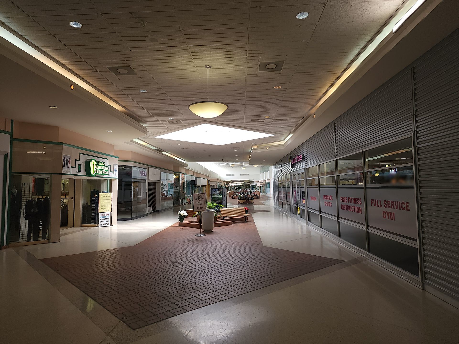 Courtland Center Mall in Burton Looks Like a Ghost Town Movie Set