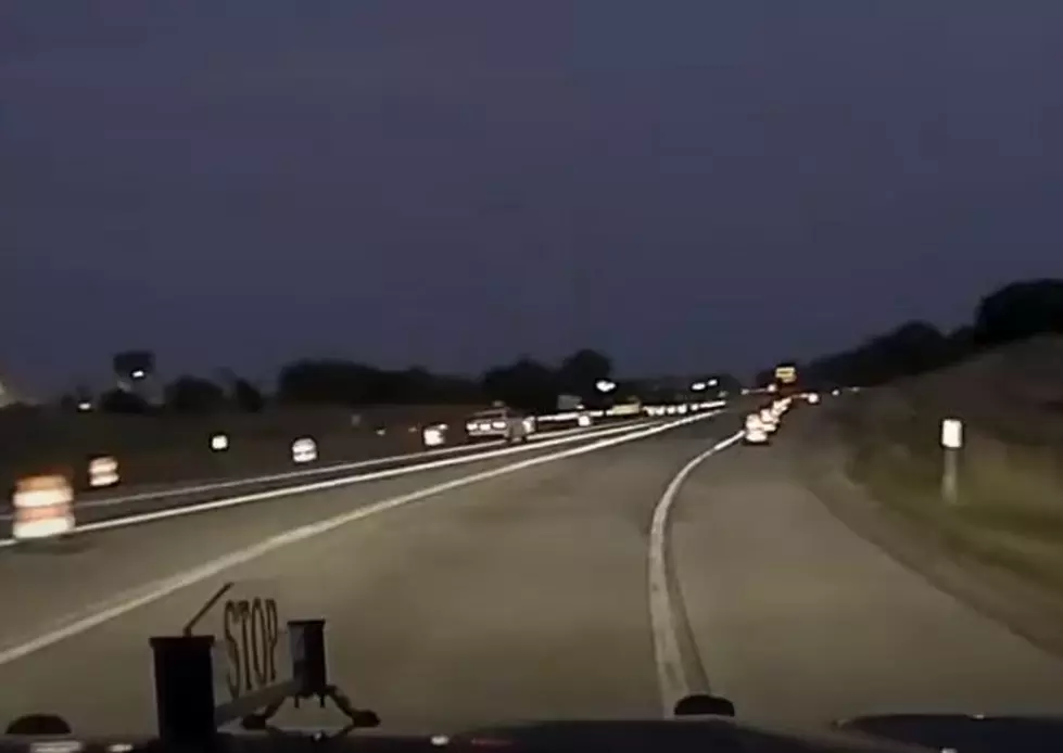 MSP Dashcam: West MI Driver Loses Control, Launches Off Highway
