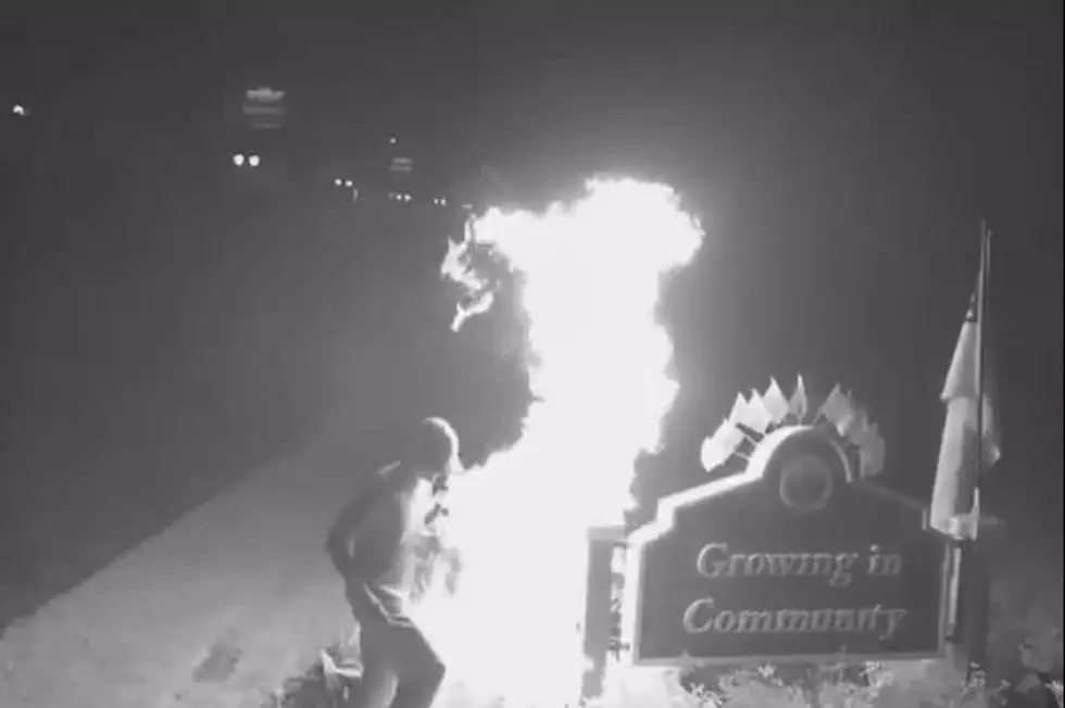 Disturbing Video Shows Man Torching Pride Flag in Lansing