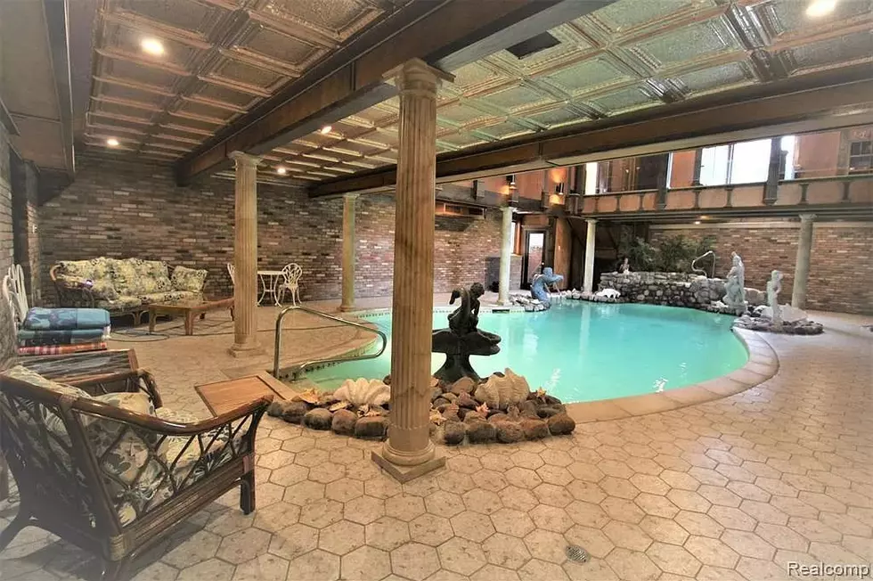 MI Home Near Detroit Has 'Clue' Vibes and Incredible Indoor Pool