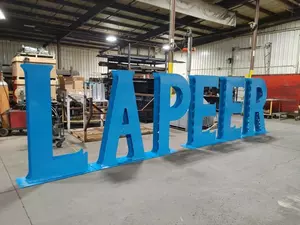 New Landmark Lapeer Sign Is Done – Where Will It Go Now?