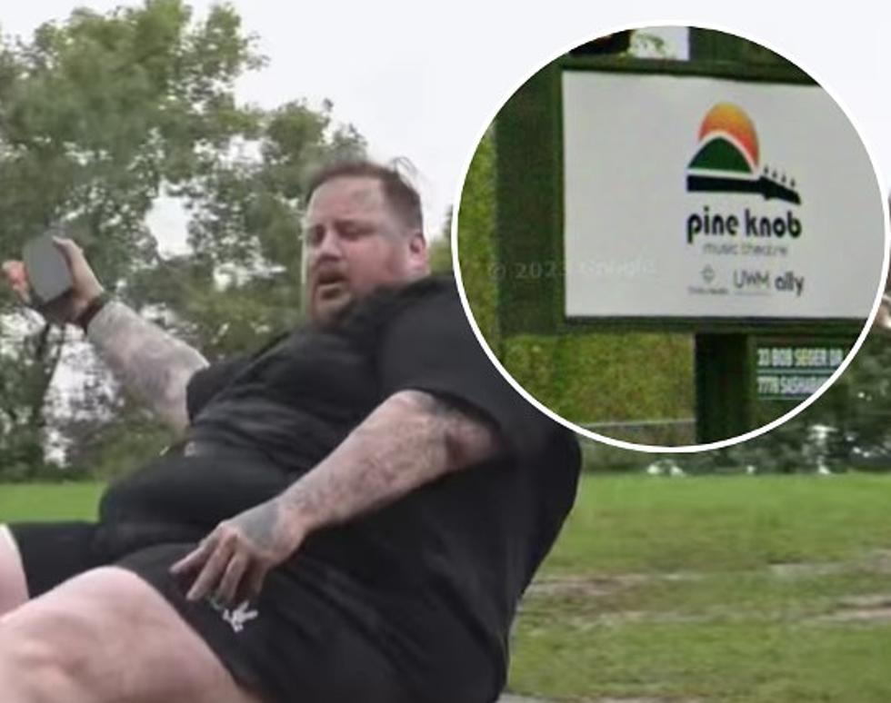 Watch Jelly Roll Slide Down Hill At Michigan&#8217;s Pine Knob