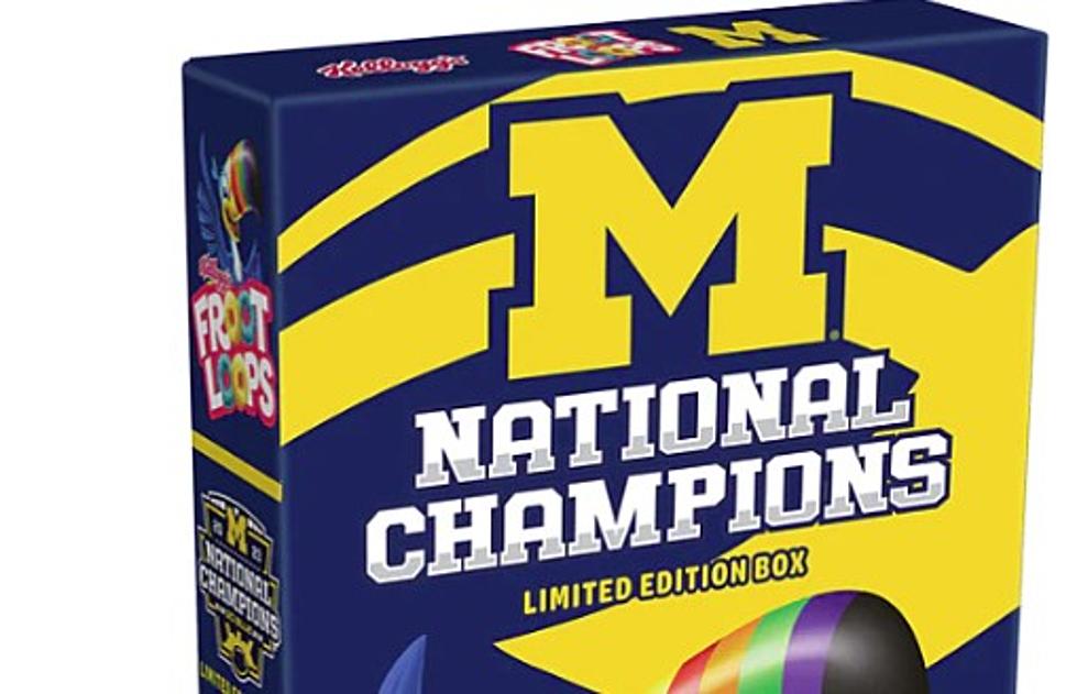 University Of Michigan Championships Limited Edition Froot Loops Box