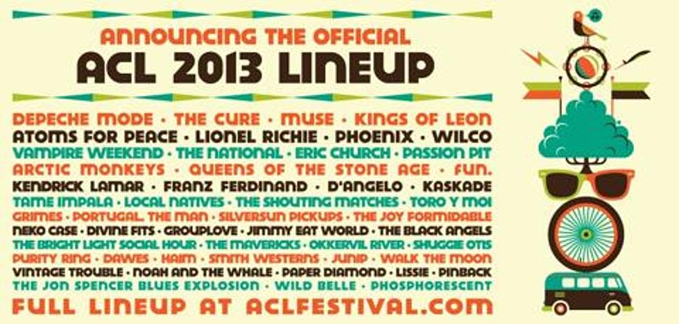 ACL Fest lineup revealed (Depeche Mode, The Cure, Muse, Vampire Weekend, The National, Phoenix, Wilco + more)