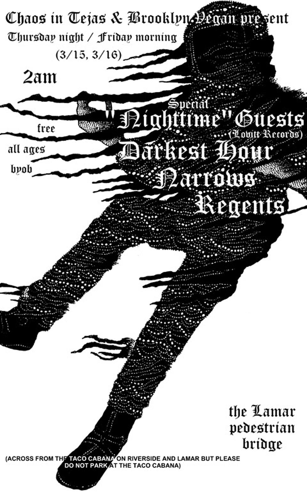 Announcing a BV-BBG/Chaos in Tejas bridge show with Darkest Hour, Narrows, Regents &#038; special &#8220;Nighttime&#8221; guests