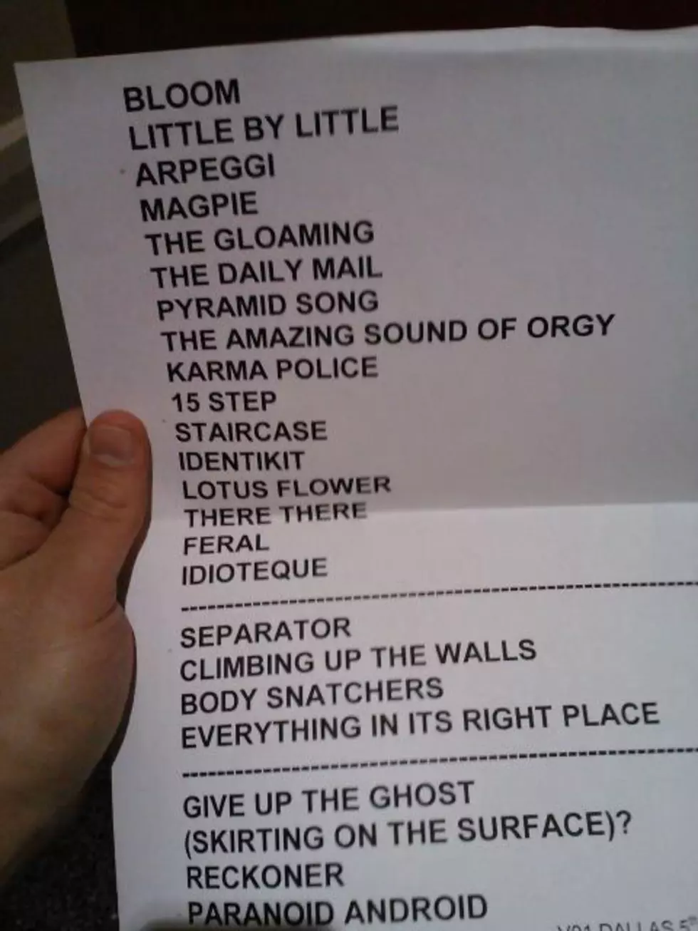 Radiohead played American Airlines Center in Dallas (setlist), announced more tour dates, play Austin TONIGHT