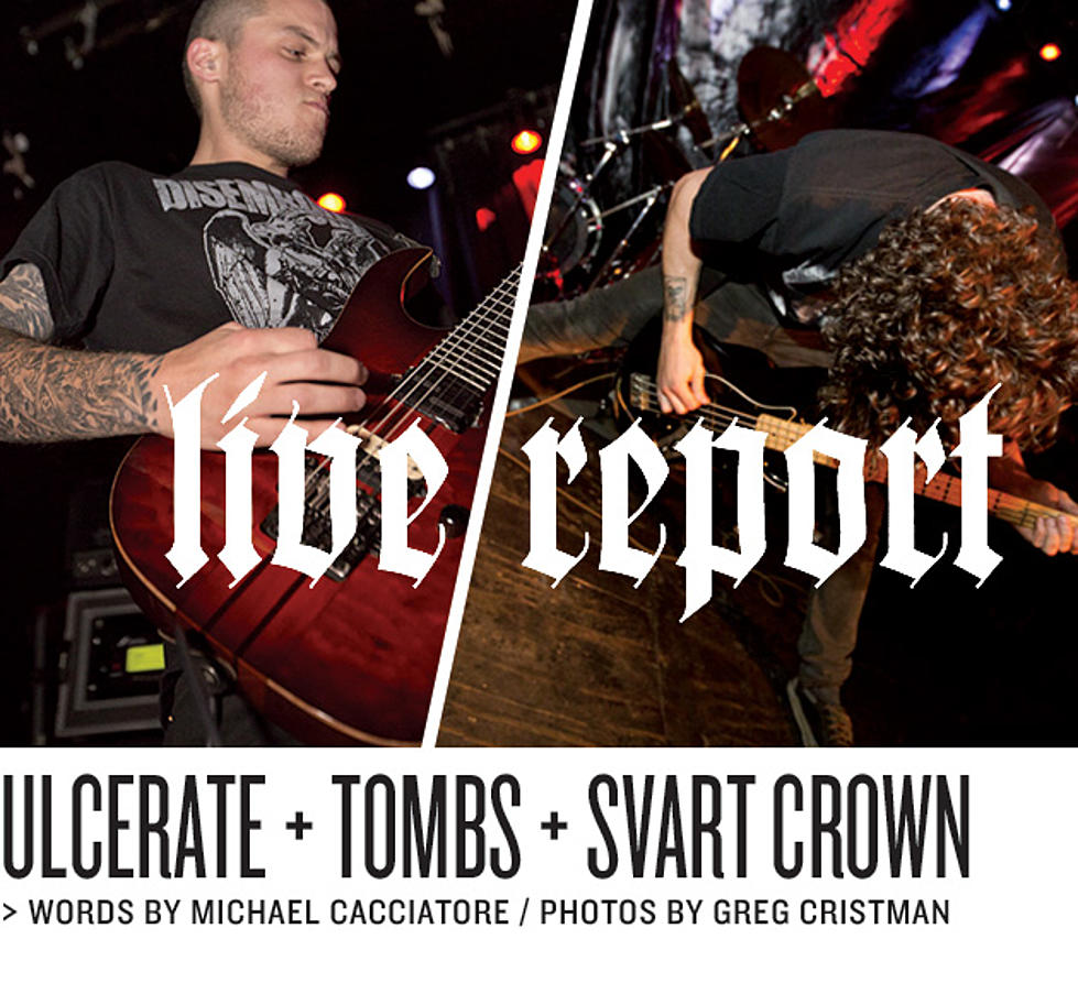 Live Report: Ulcerate, Tombs, Svart Crown