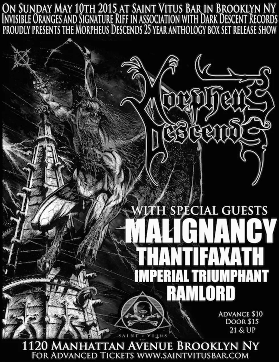 IO Presents: Morpheus Descends, Malignancy, Thantifaxath, Imperial Triumphant and Ramlord at Saint Vitus in Brooklyn