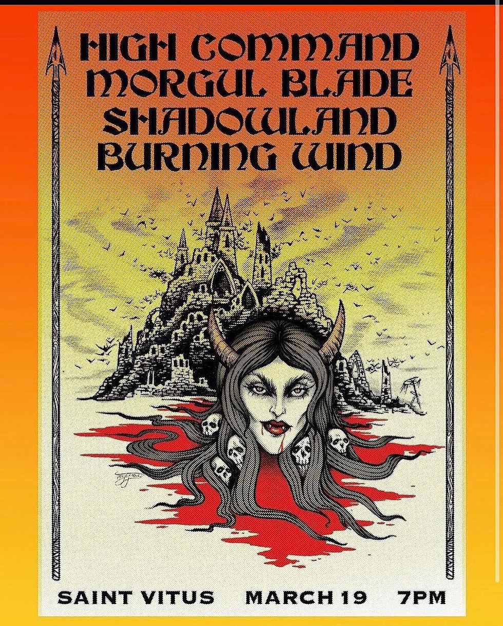 Morgul Blade, Shadowland, High Command, and Burning Wind to Play Saint Vitus (Ticket Giveaway)