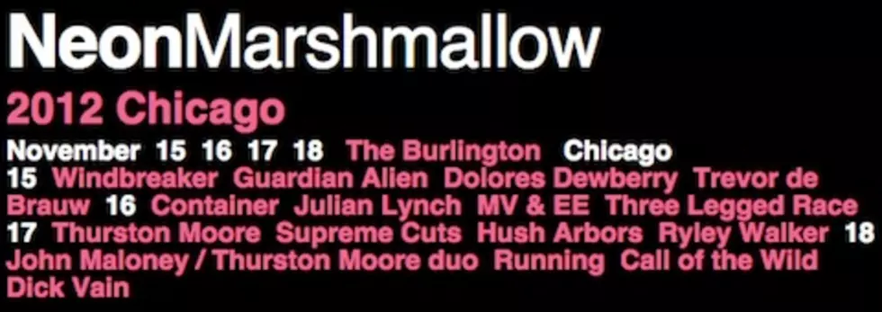 Trevor de Brauw, Thurston Moore, Guardian Alien &#038; more to perform at Neon Marshmallow 2012