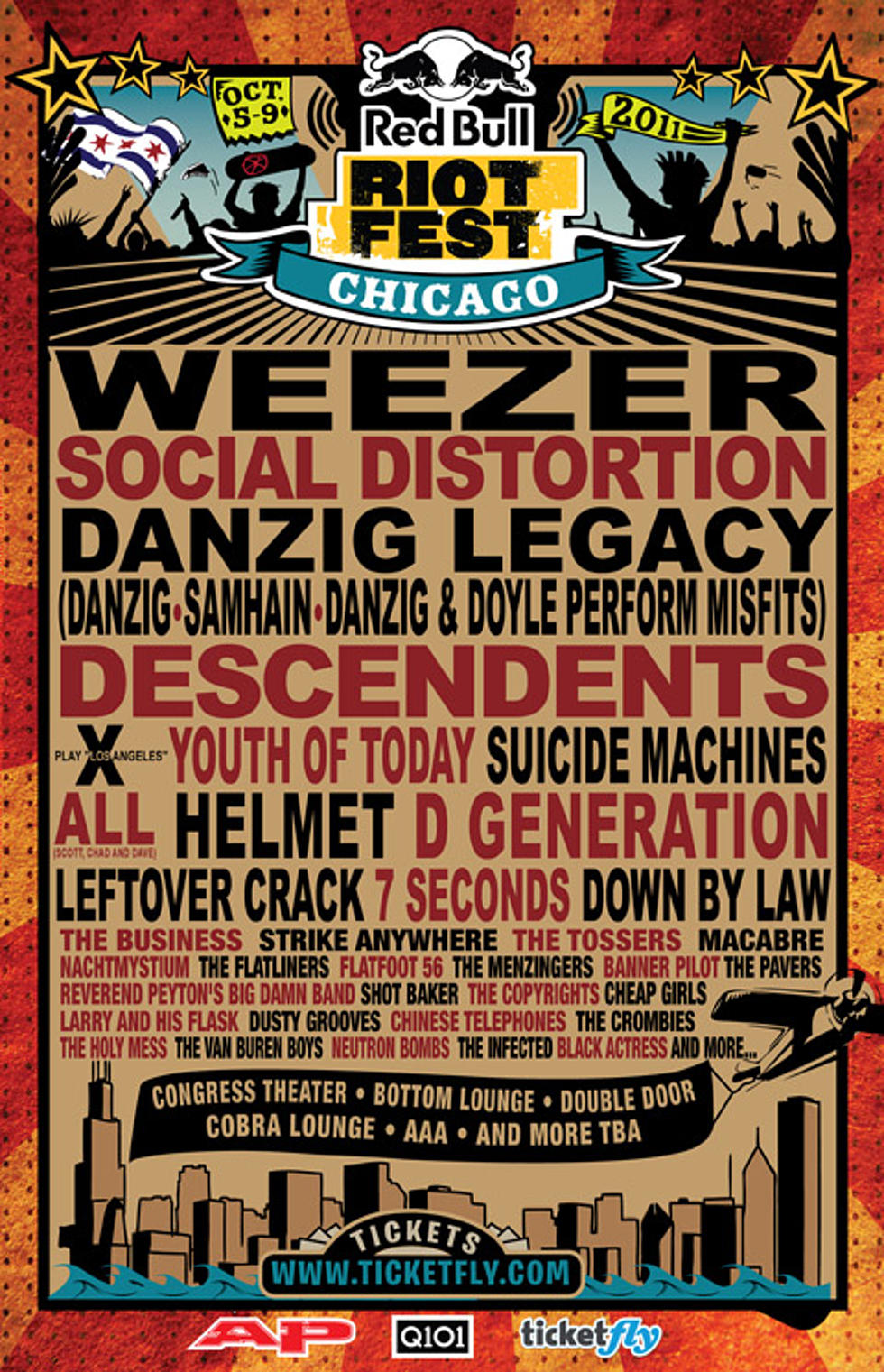 Riot Fest Chicago expands initial lineup +++++++++++ (&#8220;Danzig Legacy(!)&#8221;, Leftover Crack, &#038; MORE)