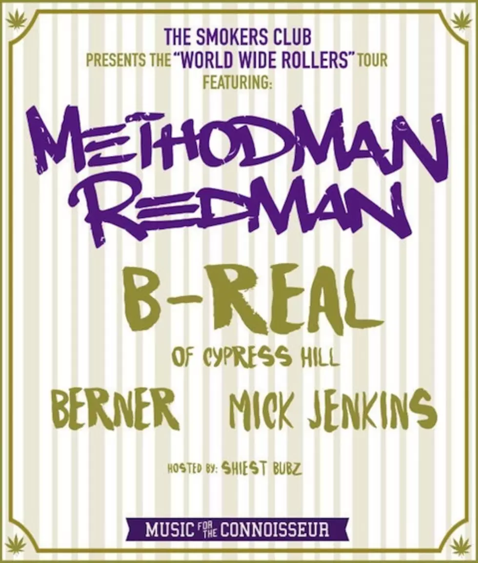 Smokers Club Tour 2014 (Method Man + Redman, B-Real, Berner &#038; Mick Jenkins) coming to Concord Music Hall