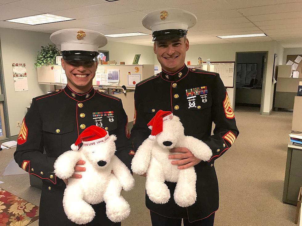 Collecting Toys With The U.S. Marine Corps And Toys For Tots