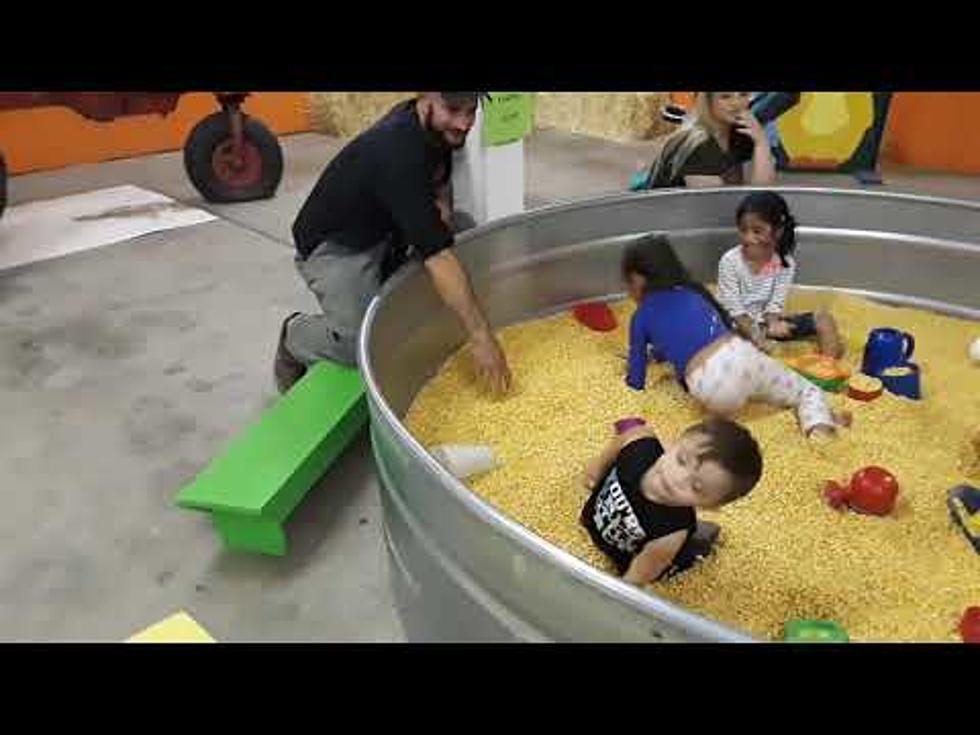 The Corn Bin At The Fair Looks Fun &#8212; These Kids Had A Blast!