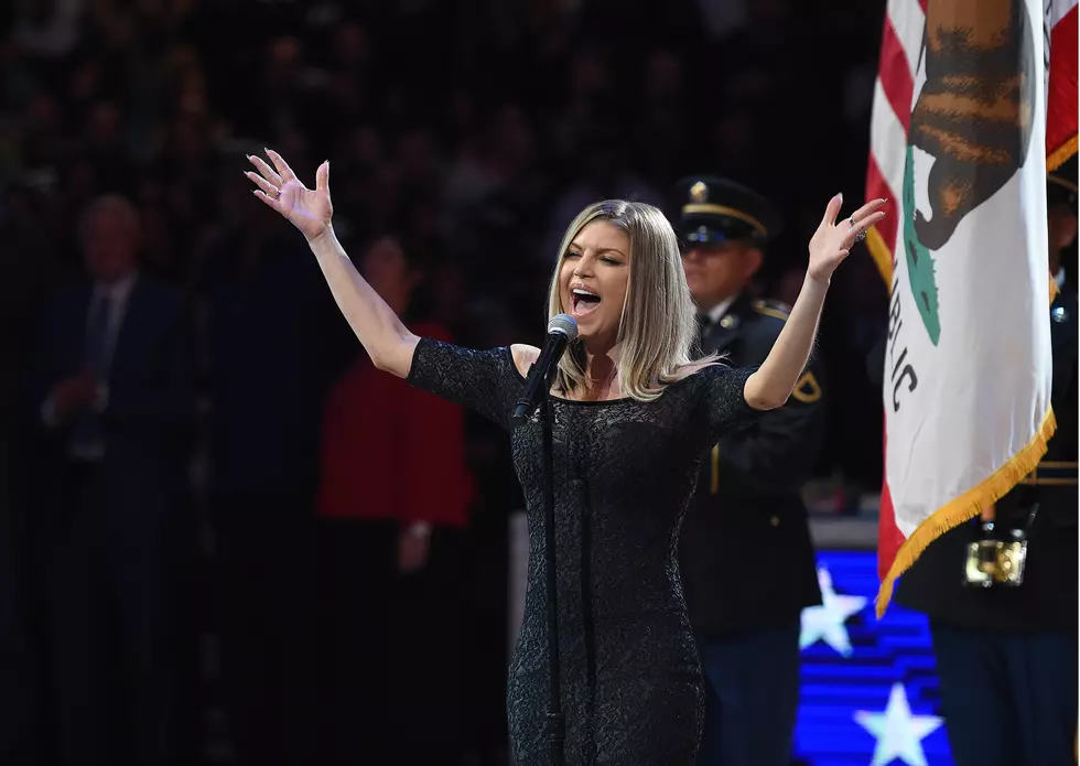 Fergie Sings The National Anthem: Kid&#8217;s Review [VIDEO]