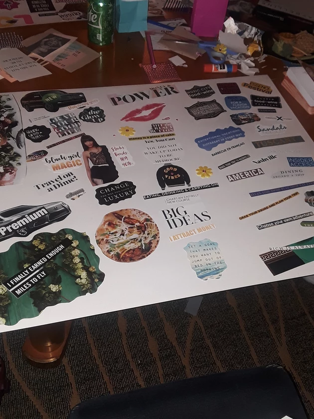 Make A Vision Board To Focus On Your Goals