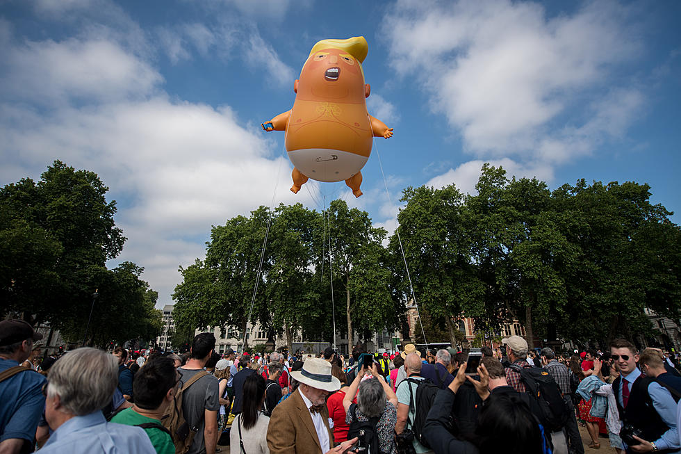 Baby Trump (De Doo De Doot De Doo) And Mike Pence Land In Spokane