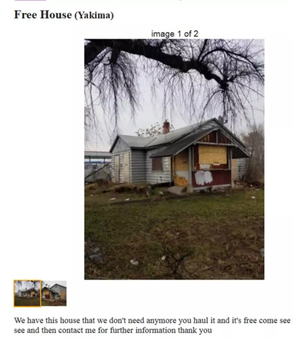 Free House Up for Grabs on Yakima Craigslist If You Dare