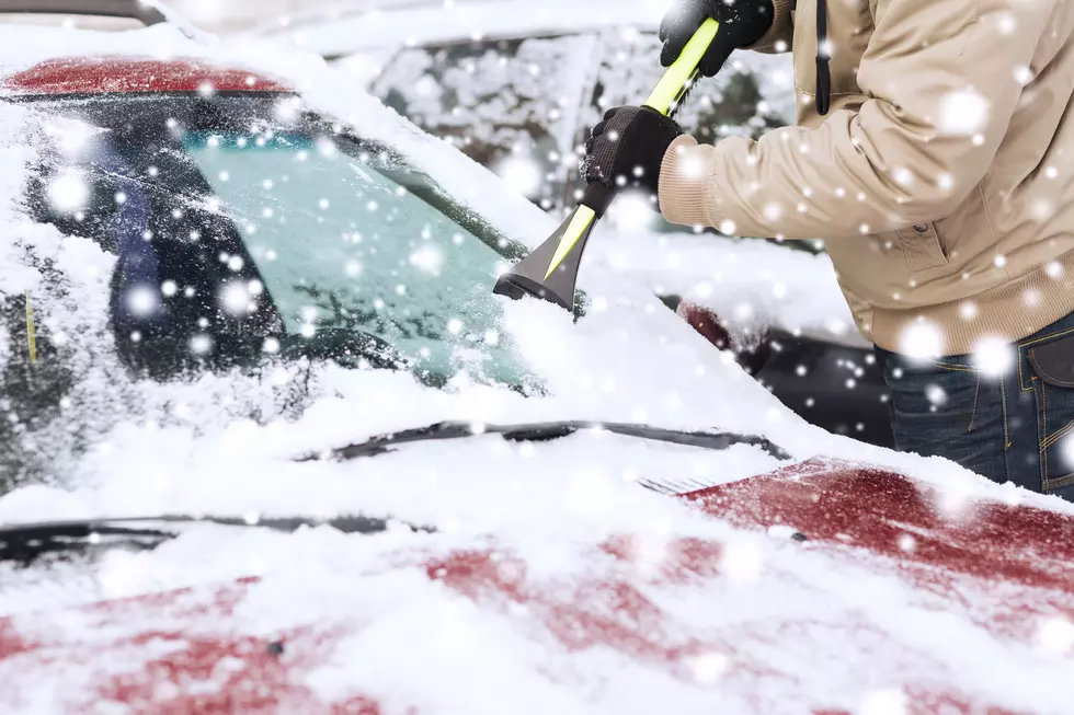 Snow on a Windshield