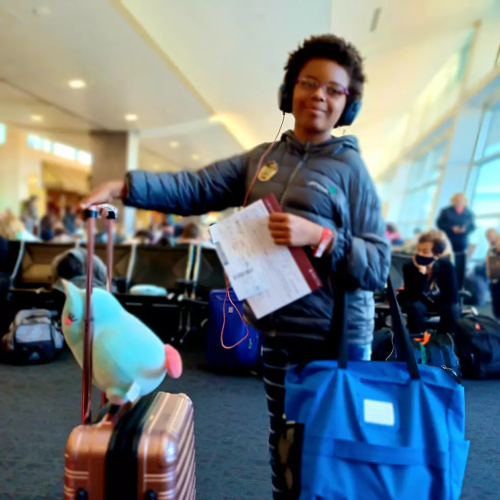 Willow Cosby going on a trip, Age 11