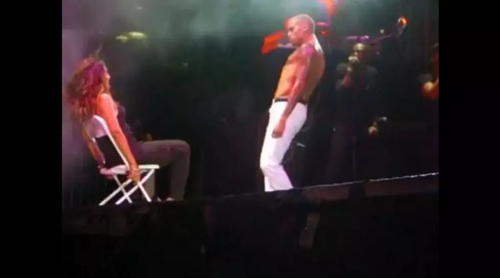 Chris Brown Gives Fan A Lap Dance [Video]