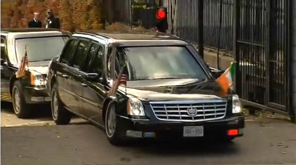 President Obama’s Limo “The Beast” Gets Stuck [Video]