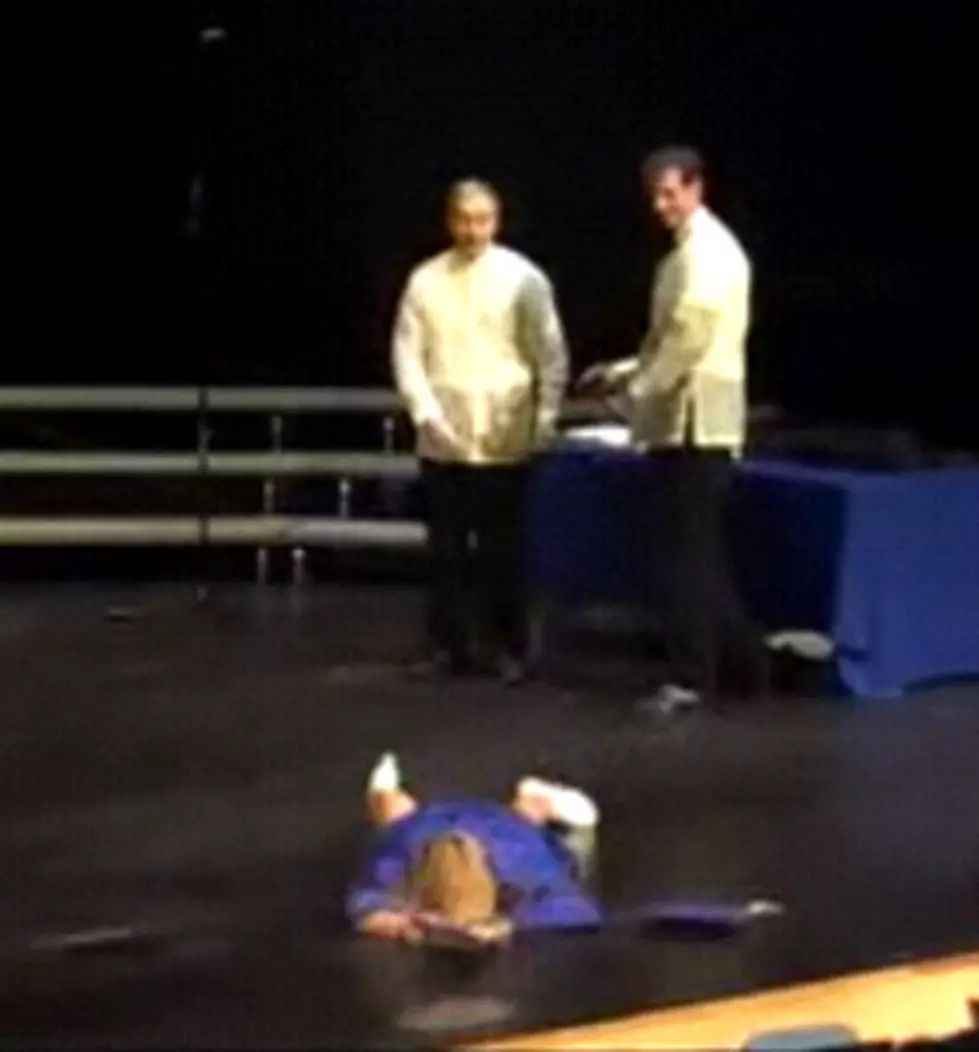 Girl Falls Flat on Her Face at Graduation [Video]