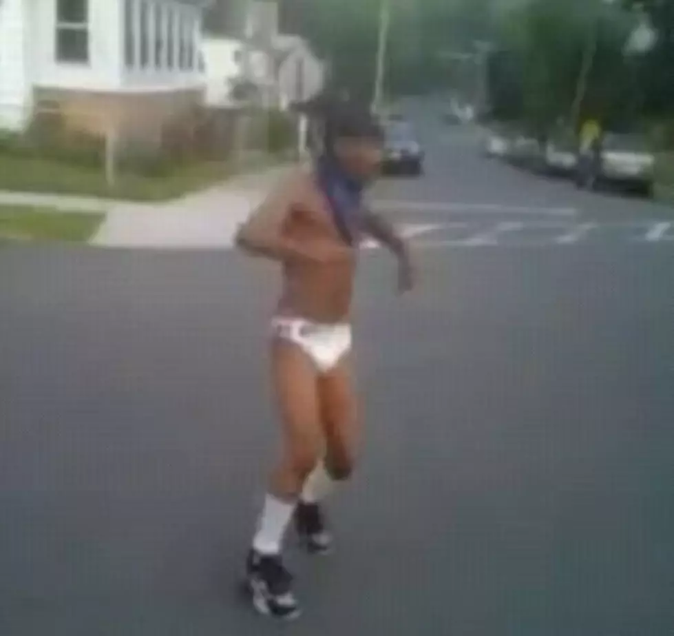 Diaper Gangster Dances In The Street [Video]