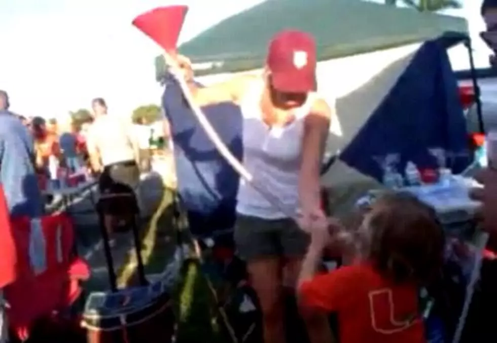 Tailgating Highlights – Kid Bongs, Grandma Kegstands And Drunk Fights [Video]