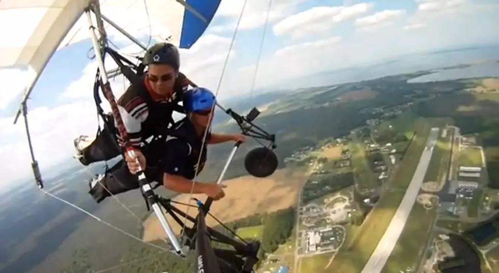 Hilarious Hang Gliding Puker [Video]