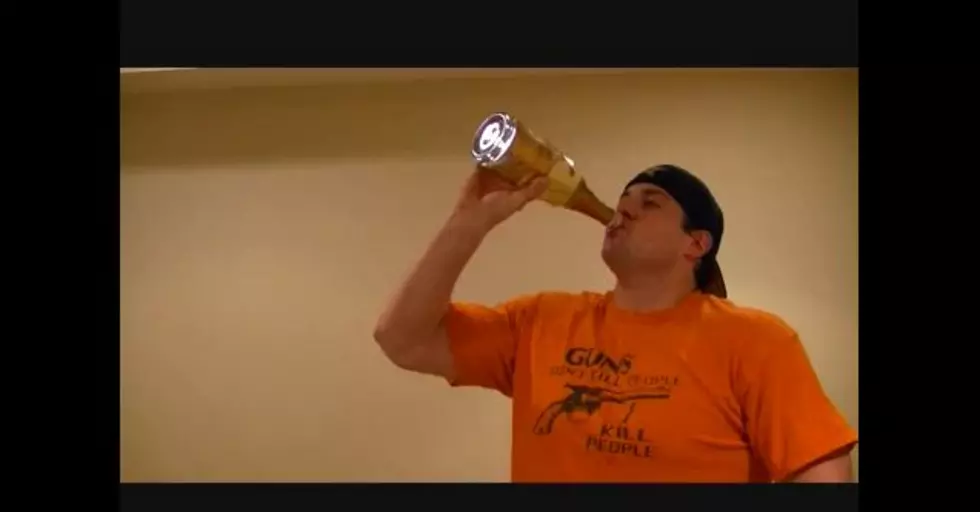 Dude Chugs A $260 Bottle Of Cristal Champagne [Video]