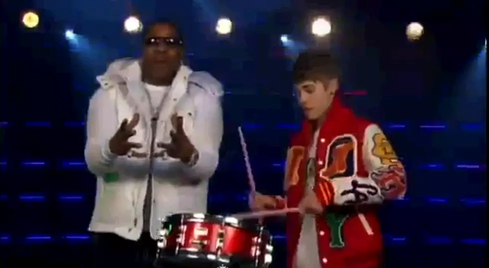 Justin Bieber & Busta Rhymes Perform ‘Drumma Boy’ For NBA Commercial