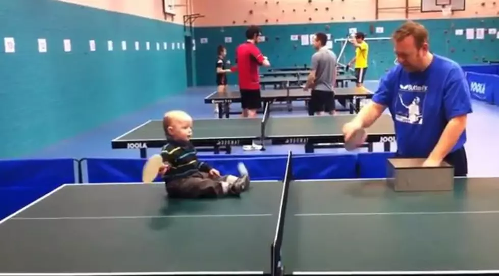 The Best Baby Ping Pong Player Ever [Video]