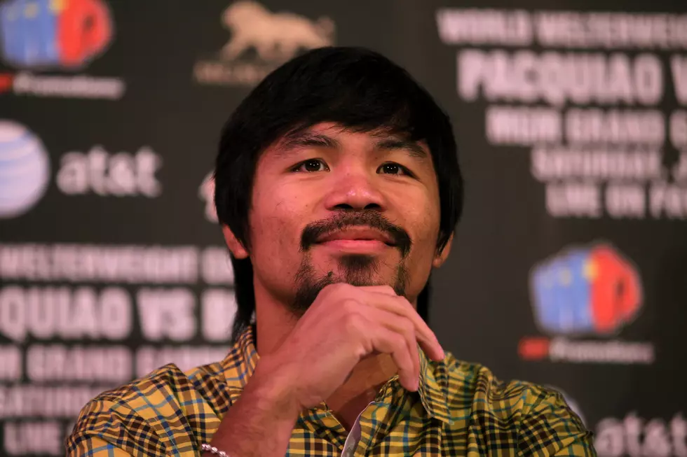 Manny Pacquiao Laughs at Floyd Mayweather’s Offer [Video]