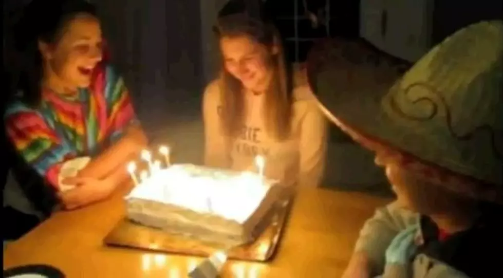 Girl Gets Knocked Out By Her Birthday Cake Video