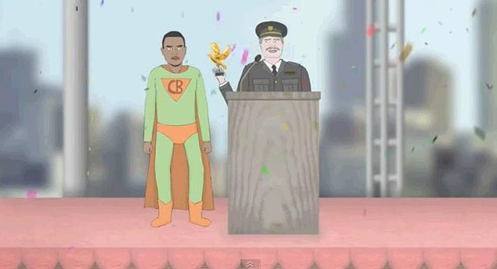 Chris Brown Gets Animated As A Superhero [Video]