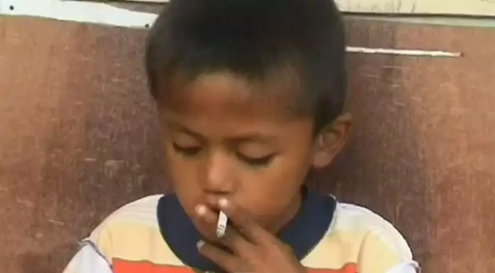 8 Year Old Smokes 25 Cigarettes A Day [Video]