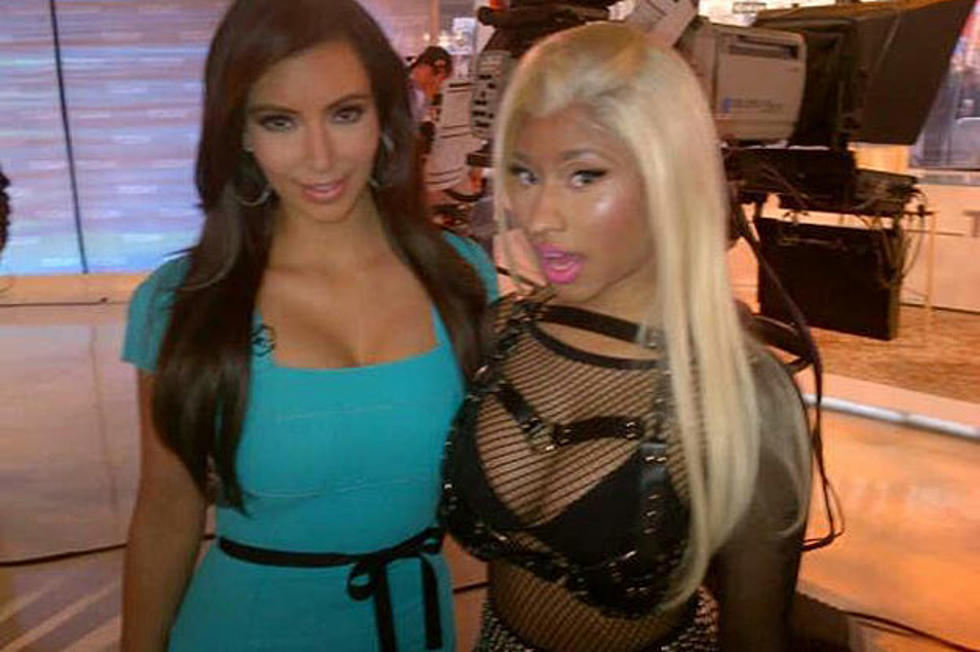Nicki Minaj And Kim Kardashian Hang Before Her ‘Today’ Performance [Video]