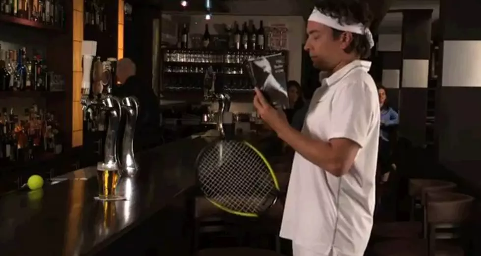 Jimmy Fallon Is Roger Federer At The Bar [Video]