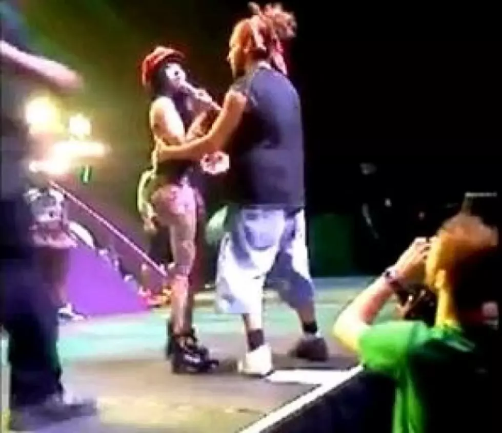 A Nicki Minaj Fan Jumped On Stage And Grabbed Her In Miami [Video]