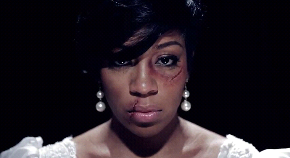 K. Michelle Face Gets Beat Up For ‘Saving Our Daughters’ Campaign