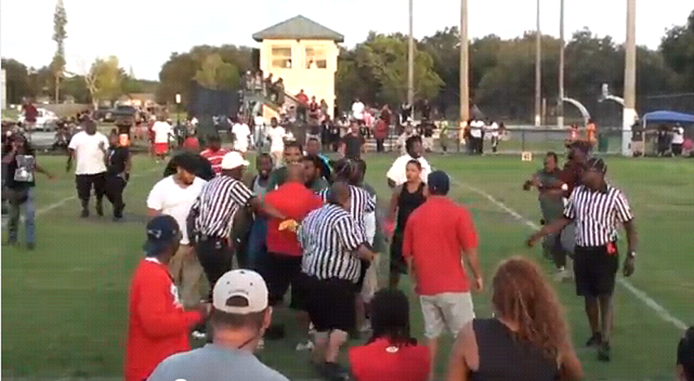 Assistant Youth Football Coach Lays the Smack Down on Referee Over Bad Call