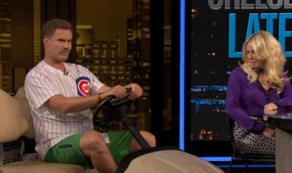 Will Ferrell Crashes Chelsea Lately With A Golf Cart [Video]
