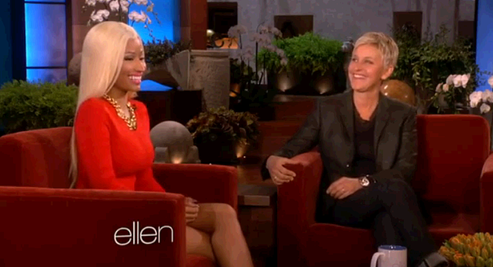 Nicki Minaj Gets Shy When Talking About Dating on Ellen