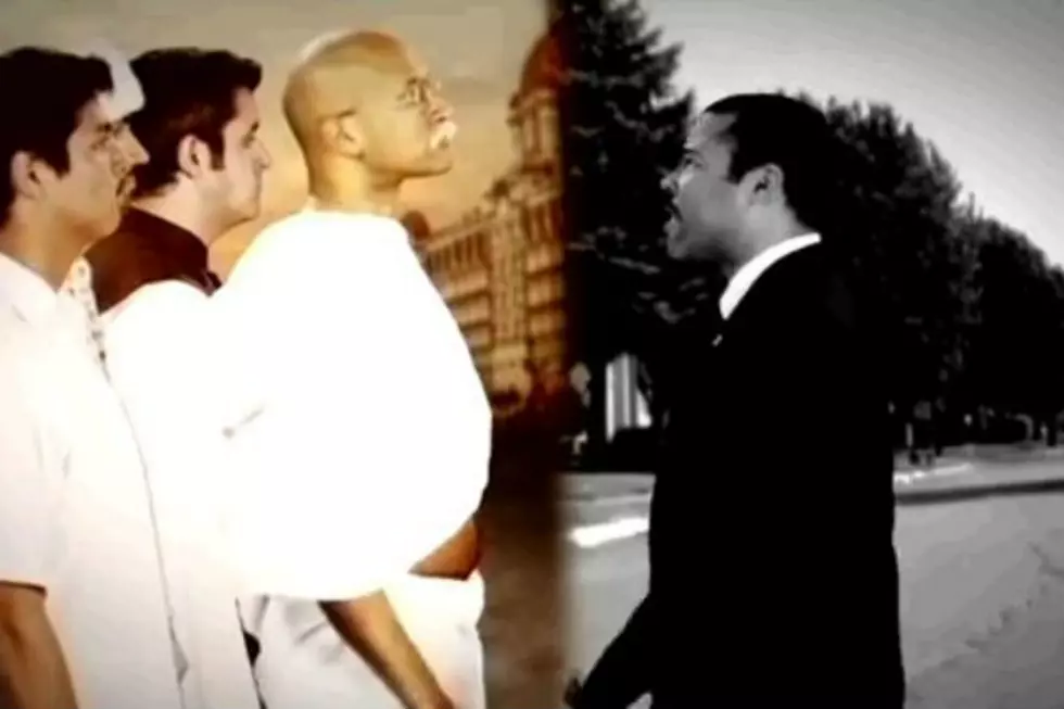 Gandhi vs Martin Luther King Jr. Epic Rap Battles of History [VIDEO]