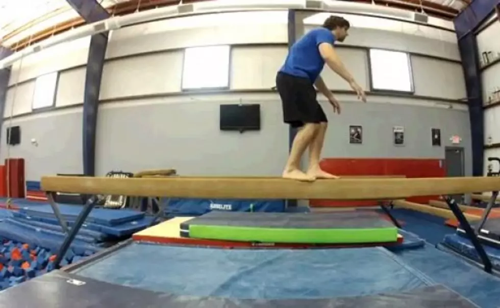 The Worst Thing That Can Happen To A Man On A Balance Beam [Video]