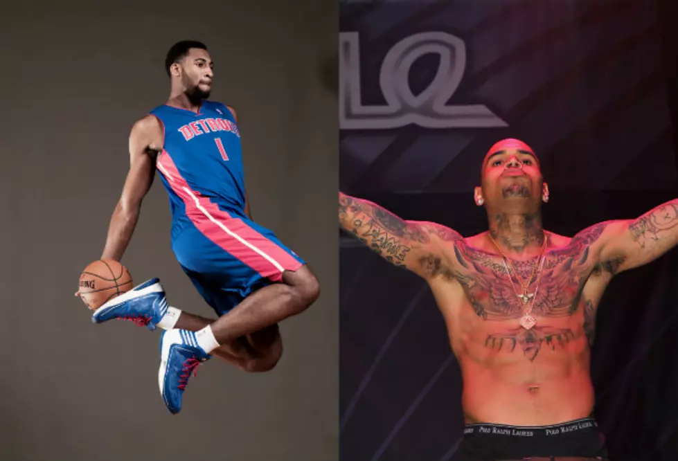 Watch Chris Brown Get Dunked On By Pistons Andre Drummond [Video]