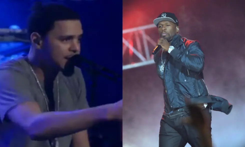 J. Cole Hooks Up With 50 Cent And Performs &#8216;Crooked Smile&#8217; Live [Video]