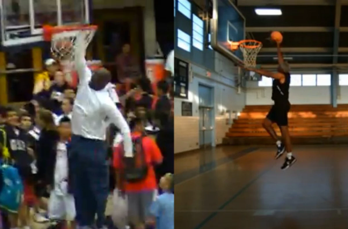 Michael Jordan can still dunk at age 50 (Video)